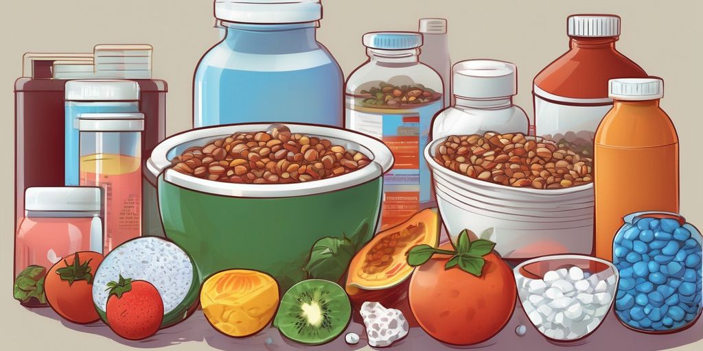 phentermine diet medication concept illustration