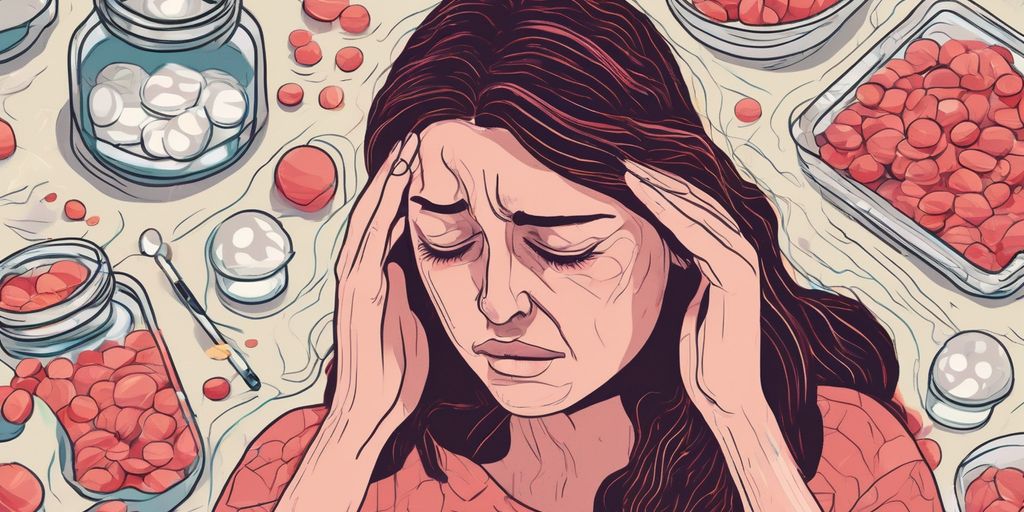 woman experiencing headache medication side effects