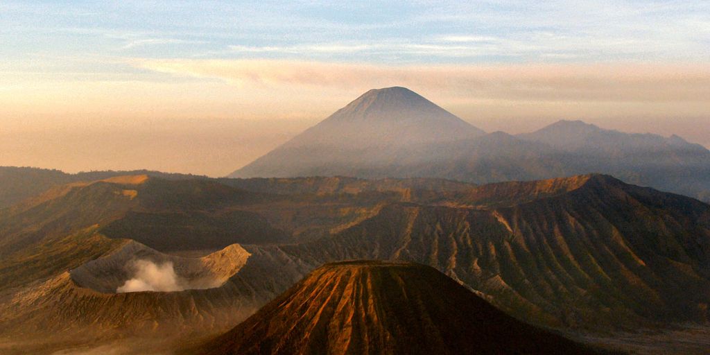 Sumatra landscape with fitness activities