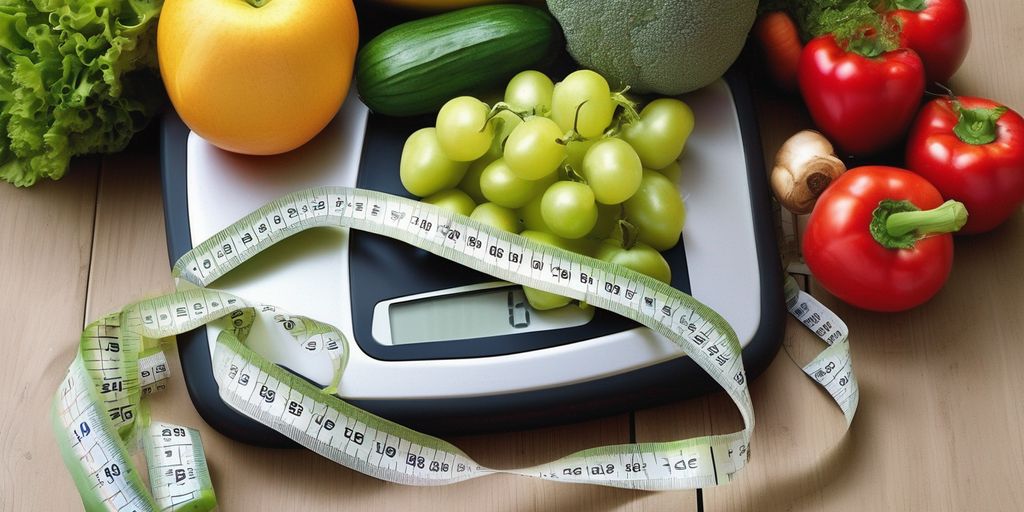 healthy food choices, weight loss, diet plan, fresh fruits and vegetables, fitness, measuring tape, scale