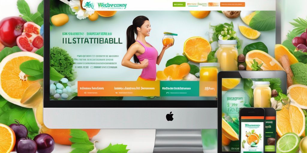 online pharmacy website with weight loss supplements and healthy lifestyle choices