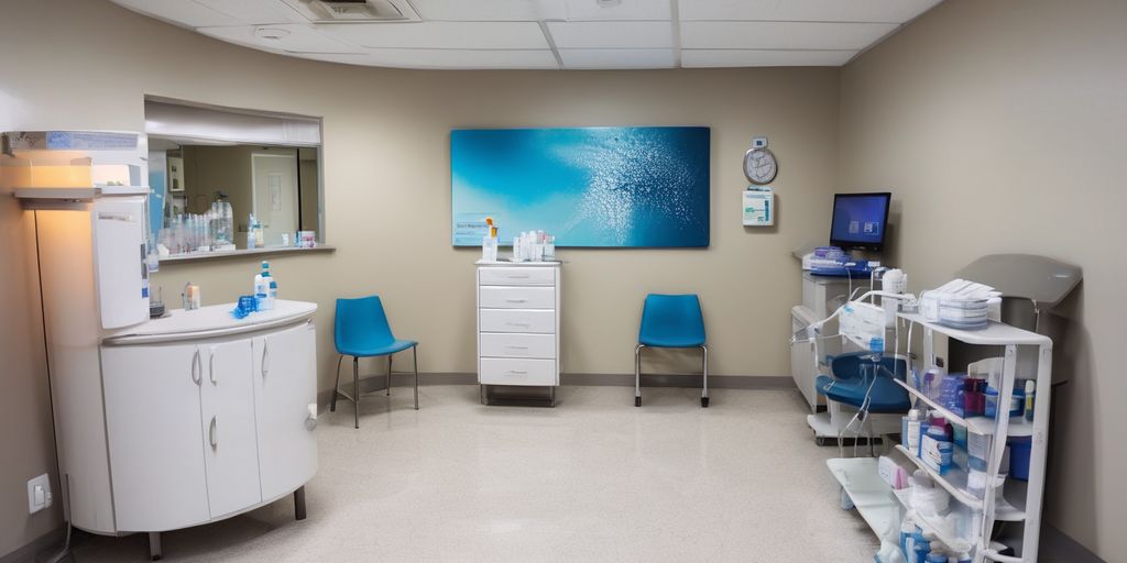 weight loss clinic interior with phentermine and topiramate medications