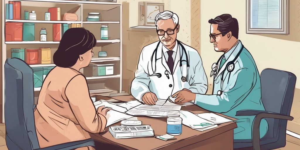 doctor consulting patient about weight loss medication Setmelanotide