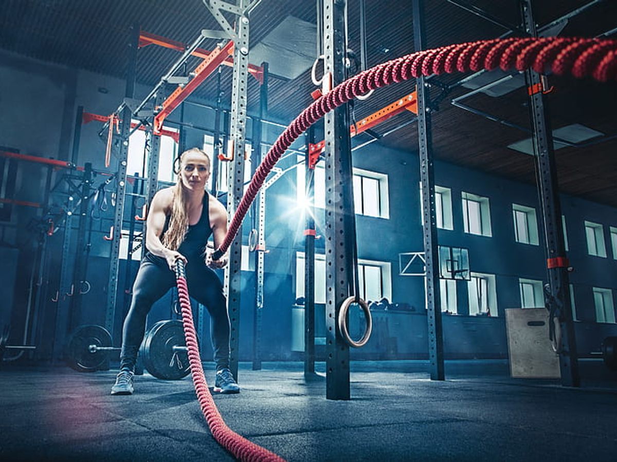 women exercising in a gym