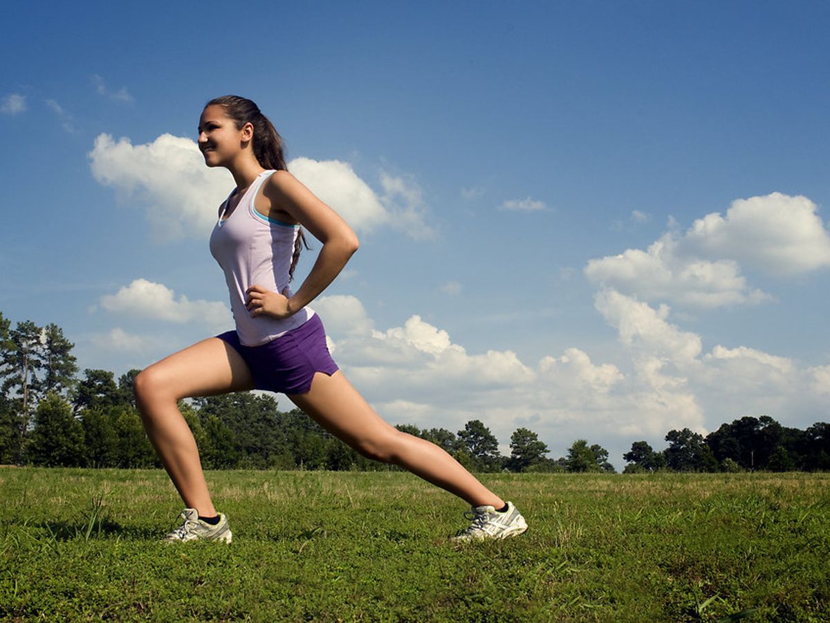 person exercising with a focus on thyroid health, weight loss, and fitness