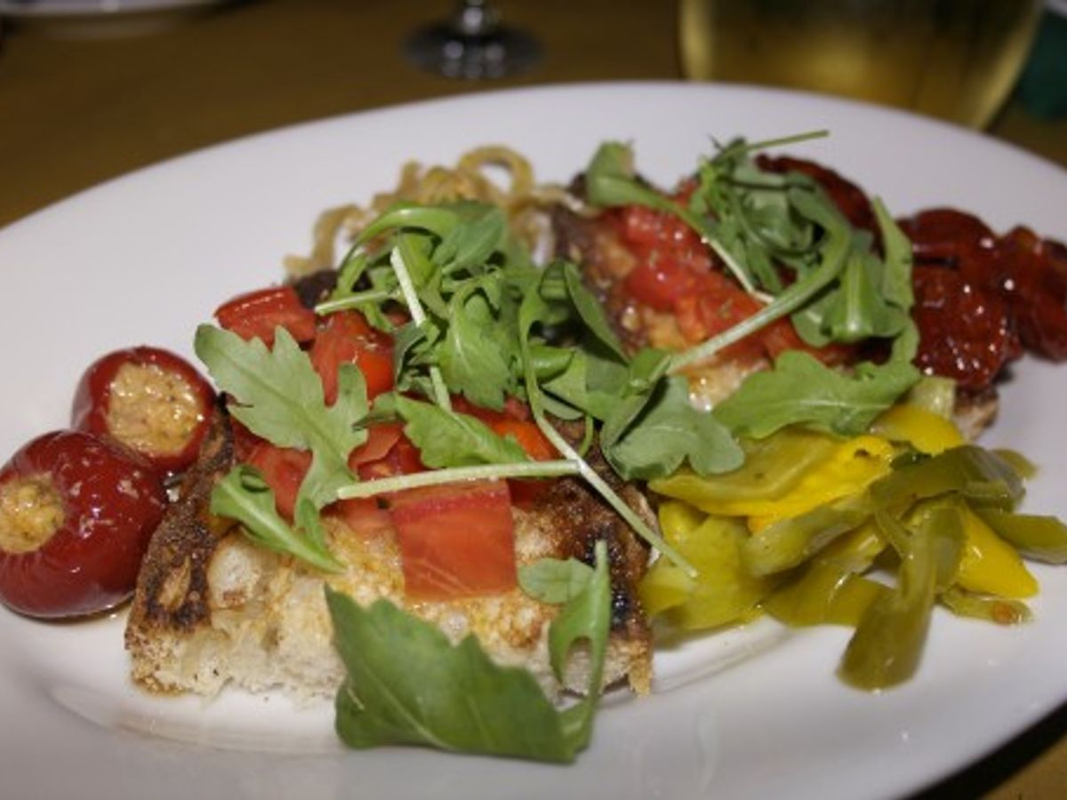 healthy Mediterranean food on a table